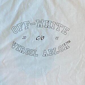 off white  x virgil abloh mens L t shirt